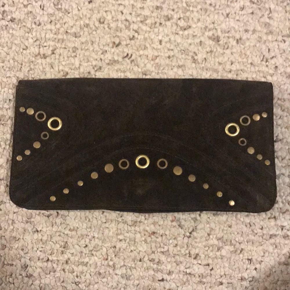 Vintage Banana Republic Suede Clutch
